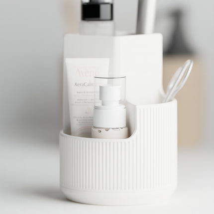 Organizator Cosmetice Rotund cu 3 Compartimente - Navro