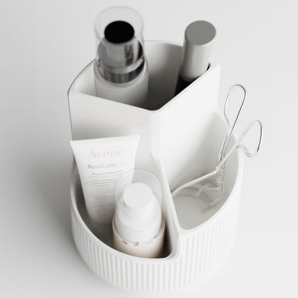 Organizator Cosmetice Rotund cu 3 Compartimente - Navro