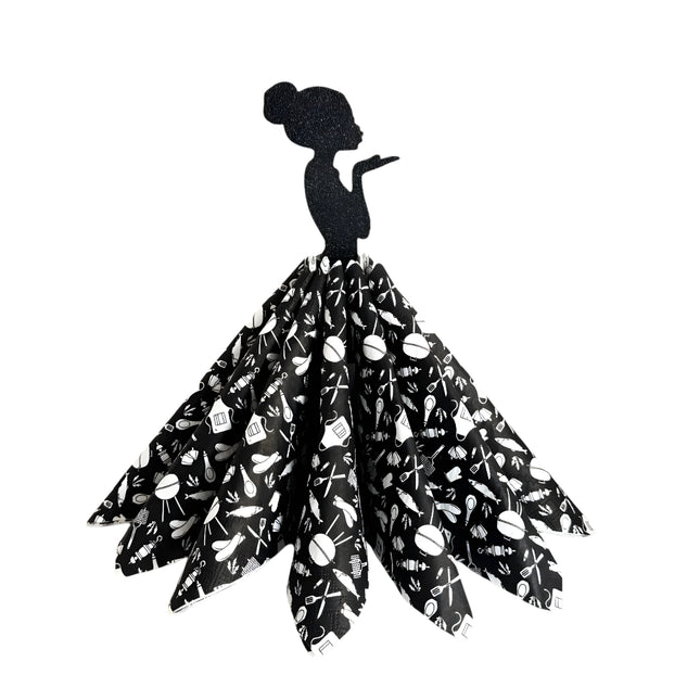 Suport Servetel Model Siluetă Feminină - Navro