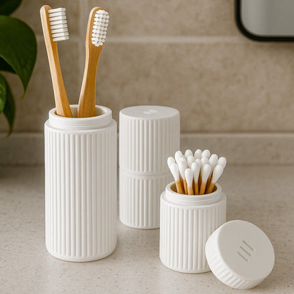 Set Portabil de 3 Recipiente Pentru Cosmetice - Navro