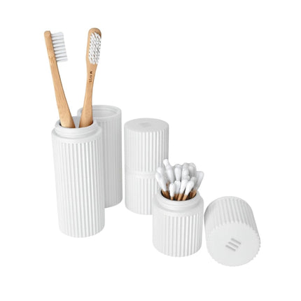 Set Portabil de 3 Recipiente Pentru Cosmetice - Navro