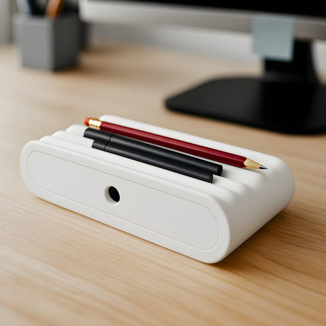 Suport Pentru Pixuri cu Sertar Incorporat - Navro