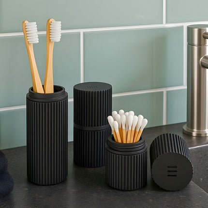 Set Portabil de 3 Recipiente Pentru Cosmetice - Navro