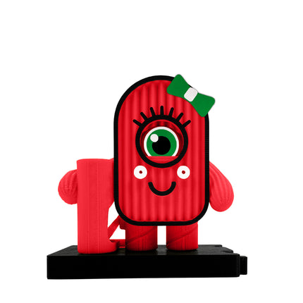 Suport Pix Rosu Personaj Interactiv cu Ochi Mobil - Navro