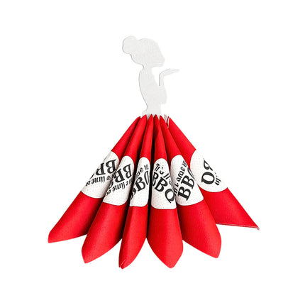 Suport Servetel Model Siluetă Feminină - Navro