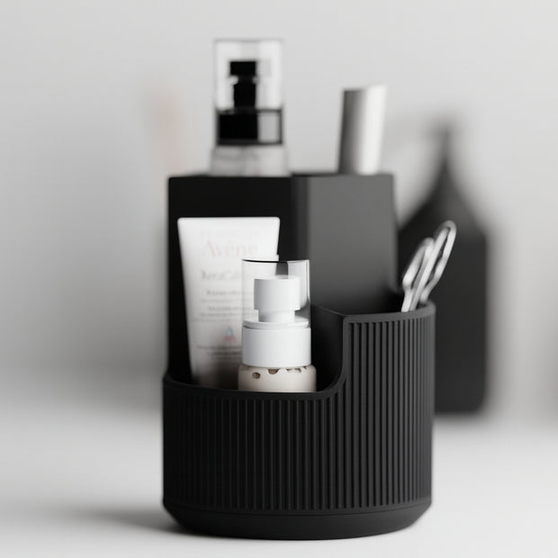 Organizator Cosmetice Rotund cu 3 Compartimente - Navro