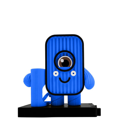 Suport Pix Albastru Personaj Interactiv cu Ochi Mobil - Navro