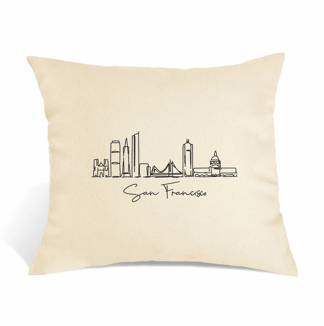 Perna Decorativa Brodata 45 x 40 cm, San Francisco - Navro