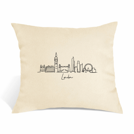 Perna Decorativa Brodata 45 x 40 cm, Londra - Navro