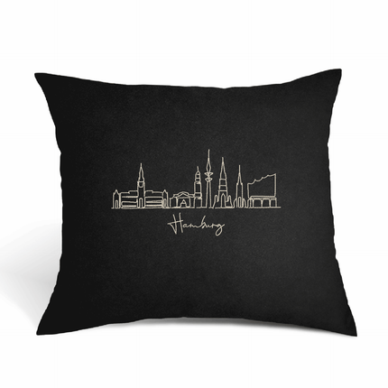 Perna Decorativa Brodata 45 x 40 cm, Hamburg - Navro