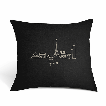 Perna Decorativa Brodata 45 x 40 cm, Paris - Navro