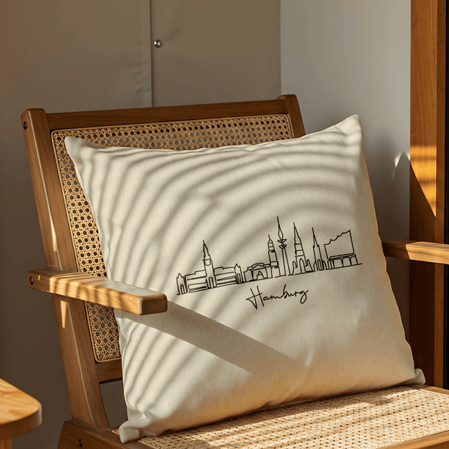 Perna Decorativa Brodata 45 x 40 cm, Hamburg - Navro