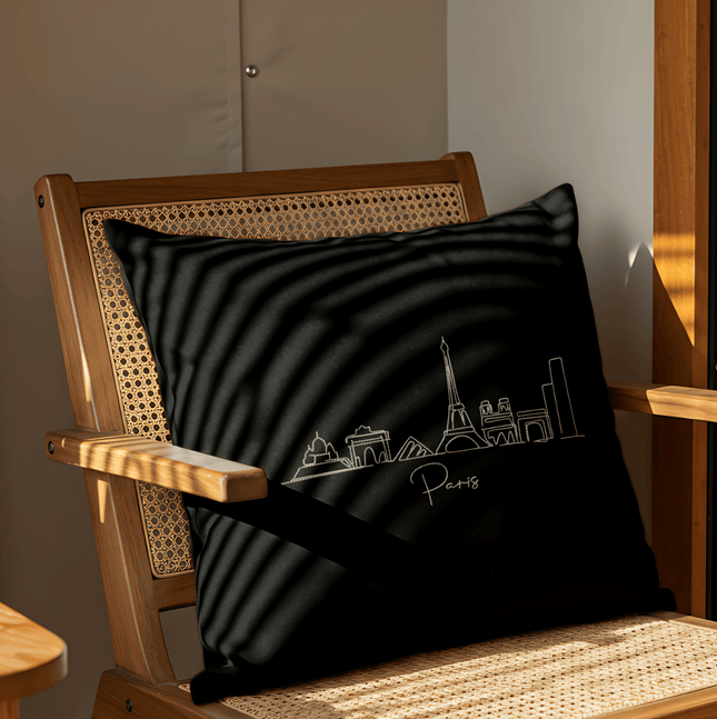 Perna Decorativa Brodata 45 x 40 cm, Paris - Navro