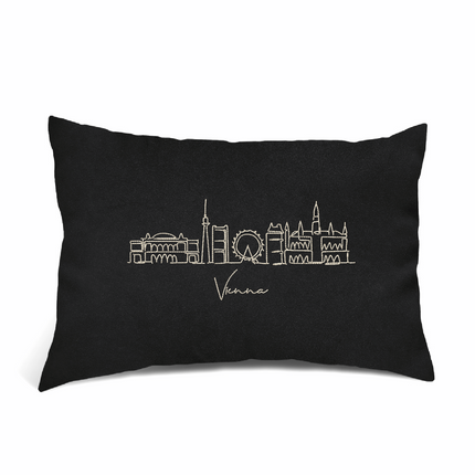 Perna Decorativa Brodata 40 x 30 cm, Vienna - Navro