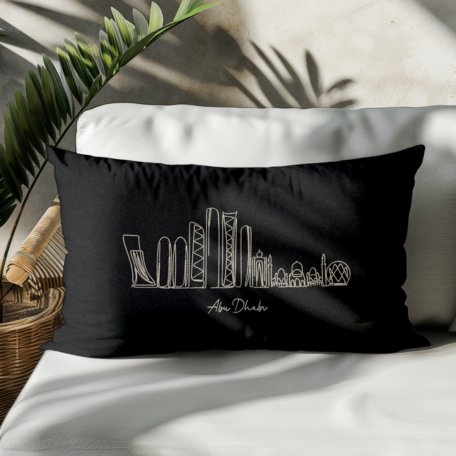 Perna Decorativa Brodata 40 x 30 cm, Abu Dhabi - Navro